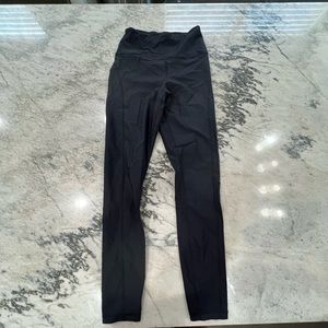 5 for $20 SALE Spiritual gangster shiny black leggings, seven eights length, XS